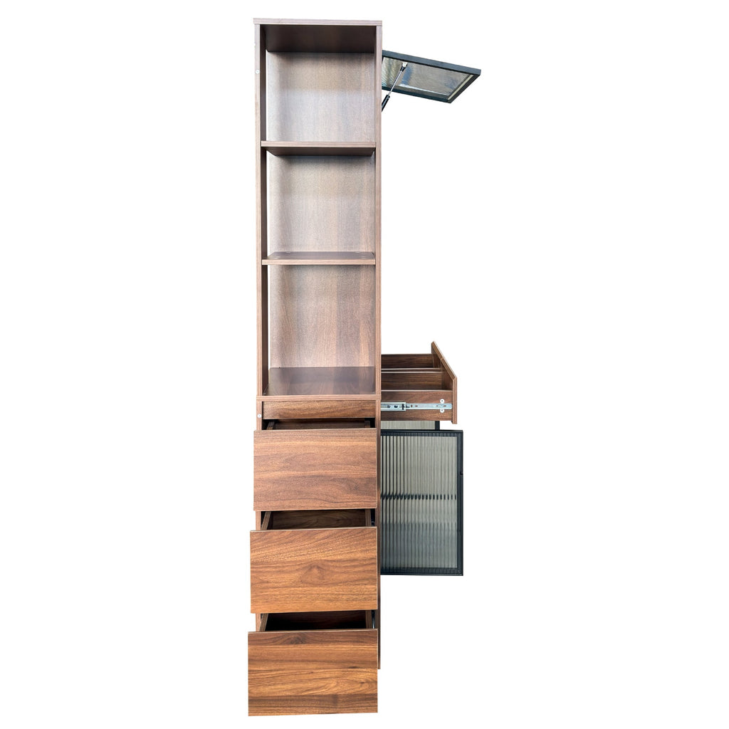 70.87"H Tall Storage Cabinet with Multi-functional Storage Space