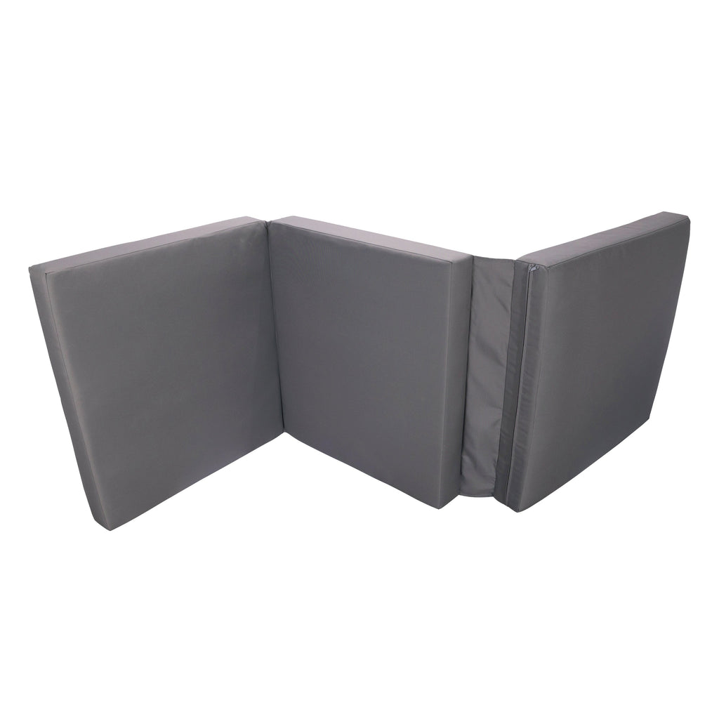 Gray Broadway/Ian Chaise Lounge Cushion (Triple Folds)