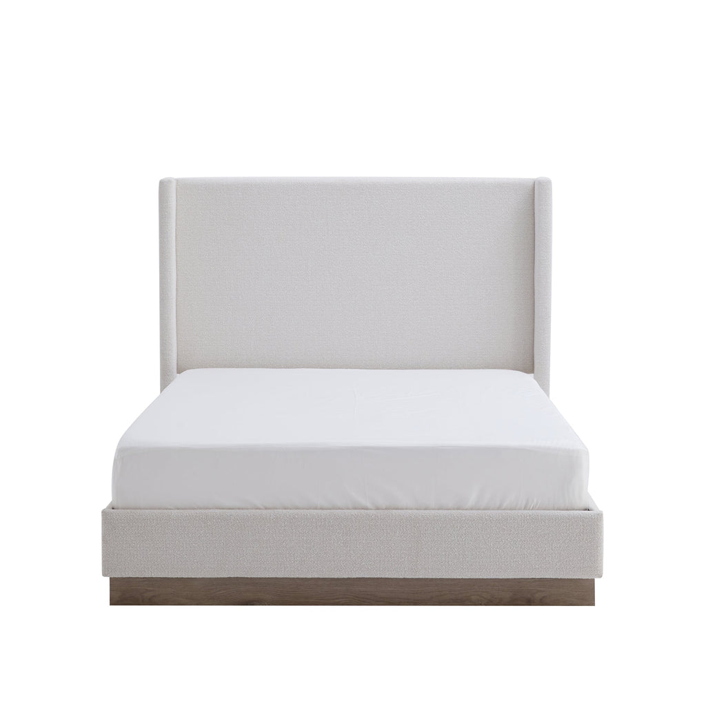 Hale Upholstered Wingback Bed Size King