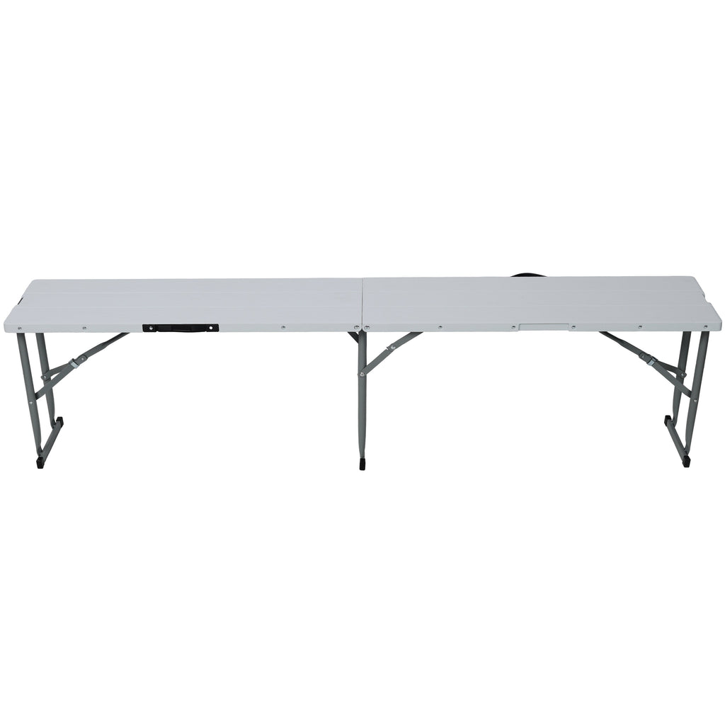 70-Inch Portable Folding Picnic Table Set with 2 Benches