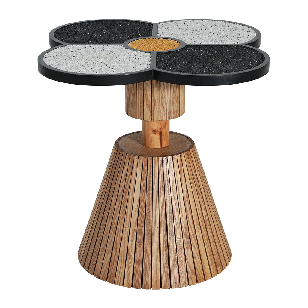 Unique Four-Leaf Clover Side Table