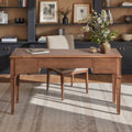 Dauphin 55" 3-Drawer Wood Executive Desk