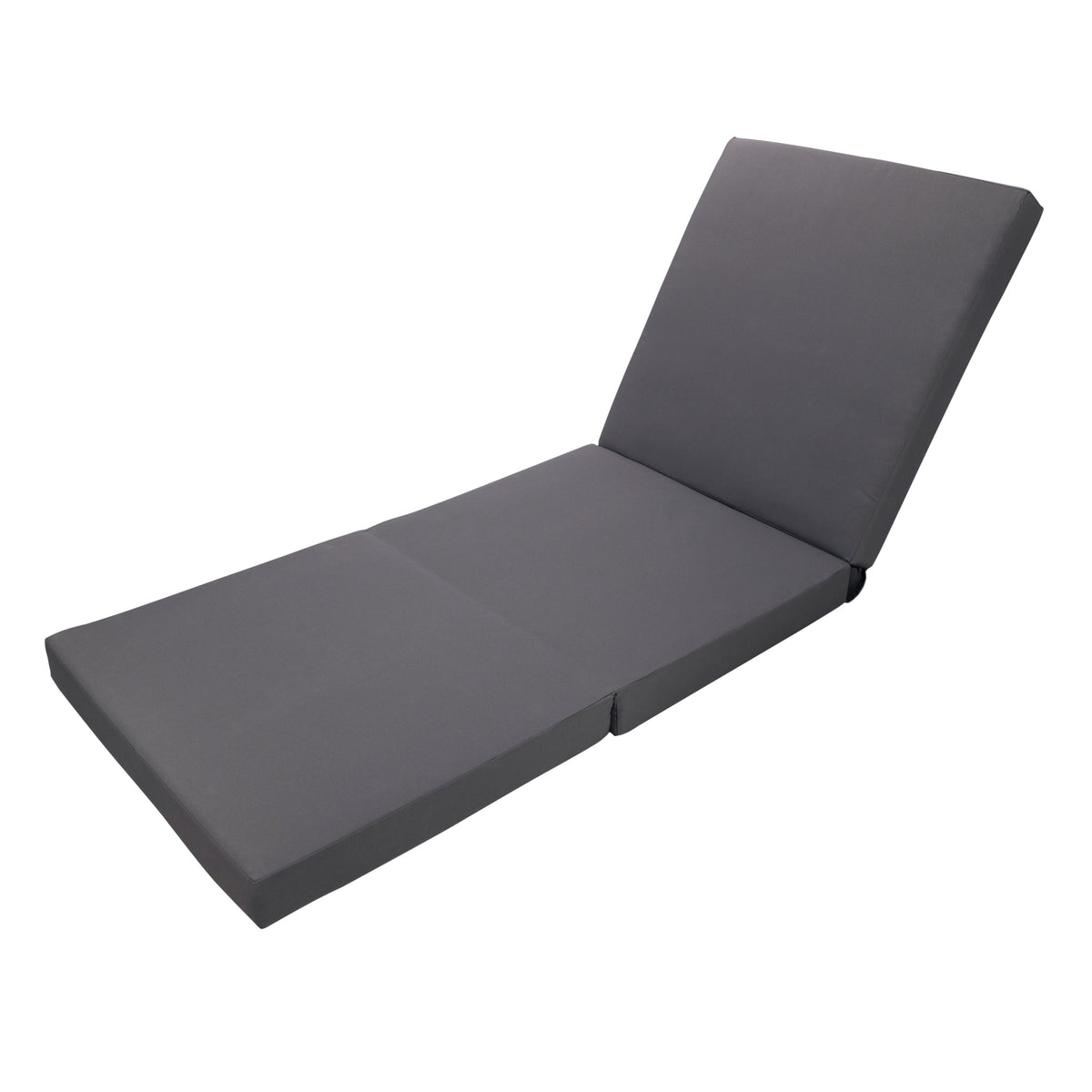 Gray Broadway/Ian Chaise Lounge Cushion (Triple Folds)