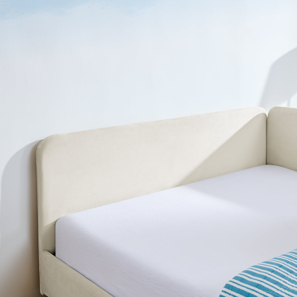 Full Size Upholstered Platform Bed Frame with 2 Storage Drawers