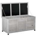 Outsunny 75 Gallon Wooden Deck Box