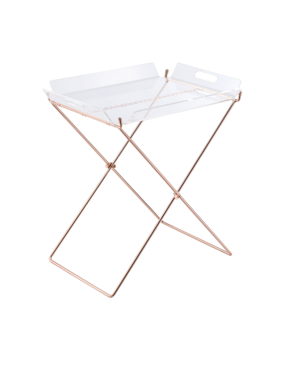 Cercie Clear Acrylic Tray Table