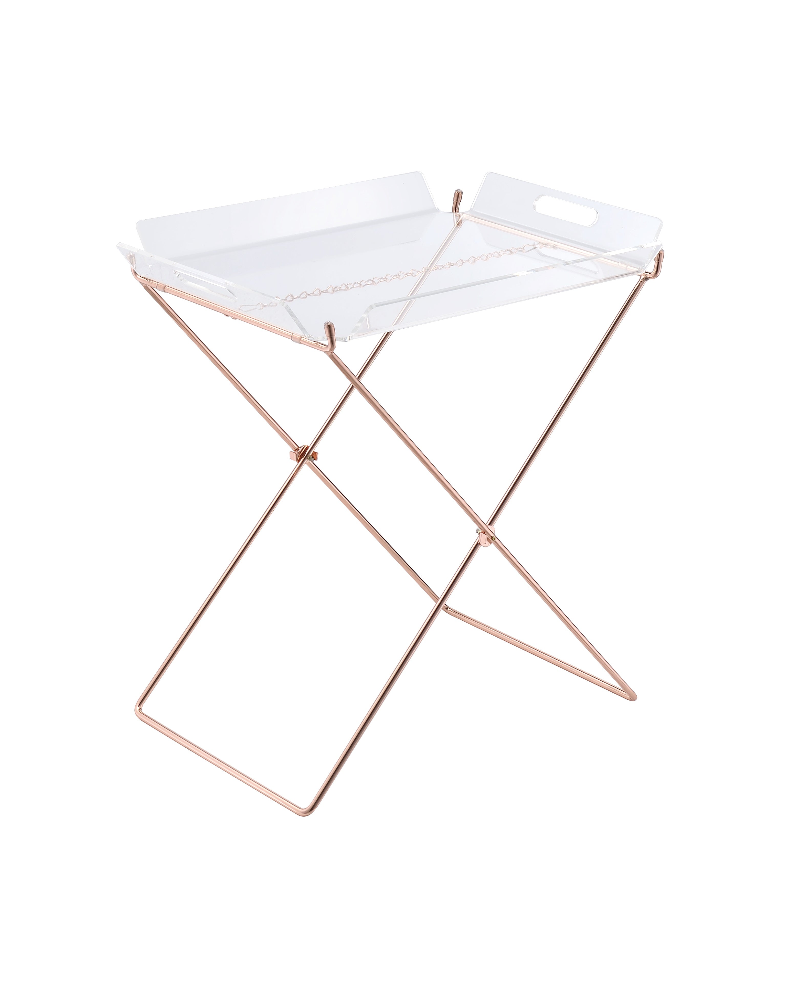 Cercie Clear Acrylic Tray Table