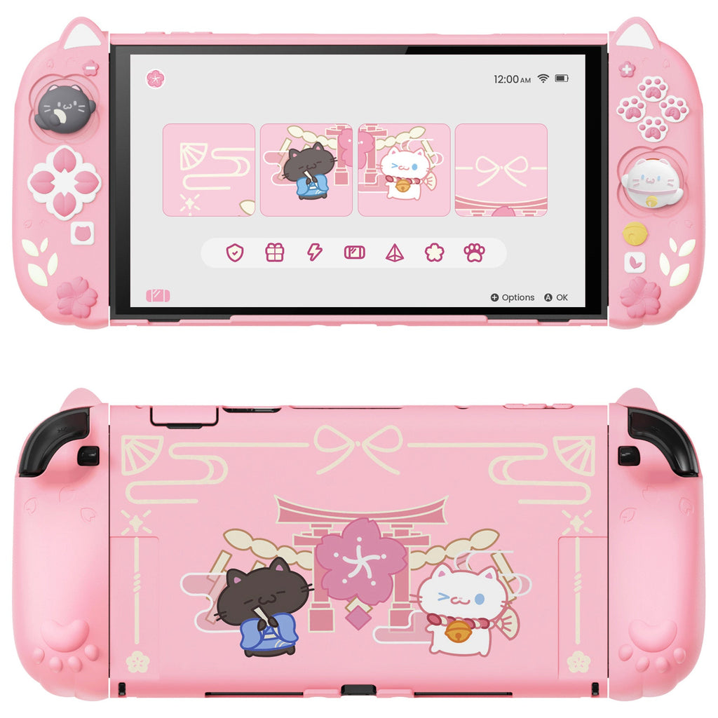 Cartoon Cat Handle Grip Silicone Protective Cover