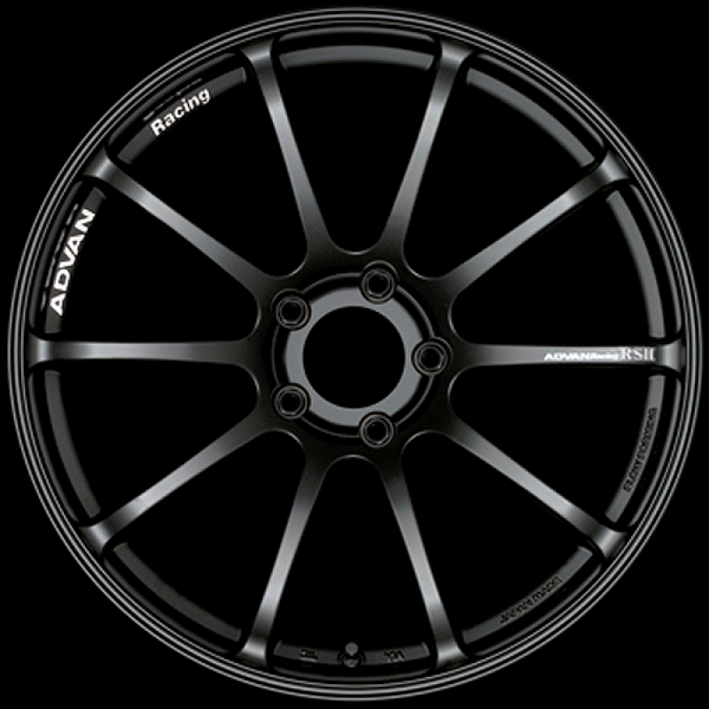 Advan RSII 19x8.5 / +52 Offset / 5x130 / 71.6mm Bore / Semi Gloss Black YAP9H52PSB