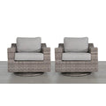 Elegant Fully Assembled Swivel Patio Chair