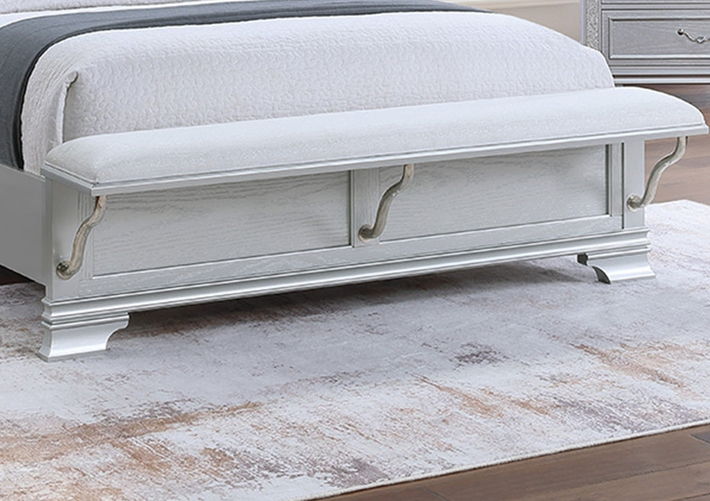 Contemporary Elegant Queen Size Bed 3pc Set