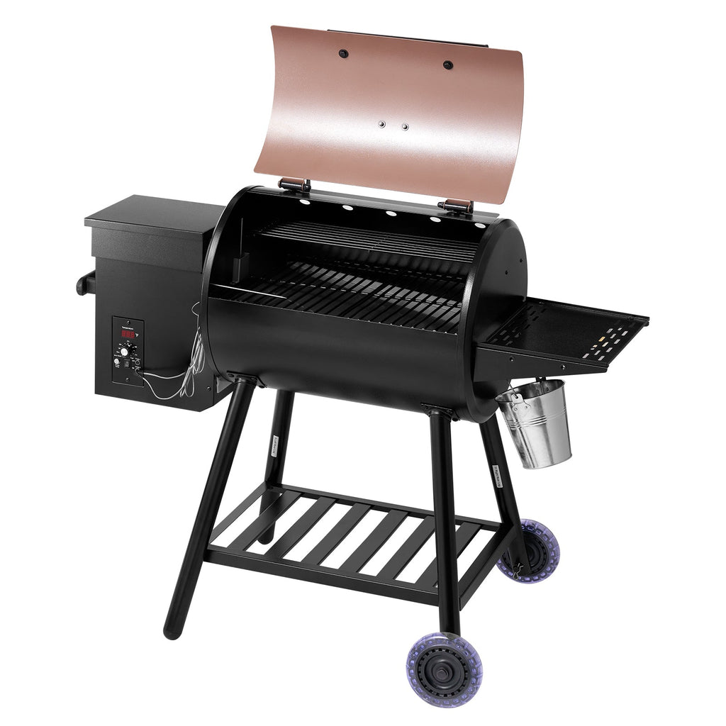 Wood Pellet Grill Smoker Outdoor Electric BBQ Grill