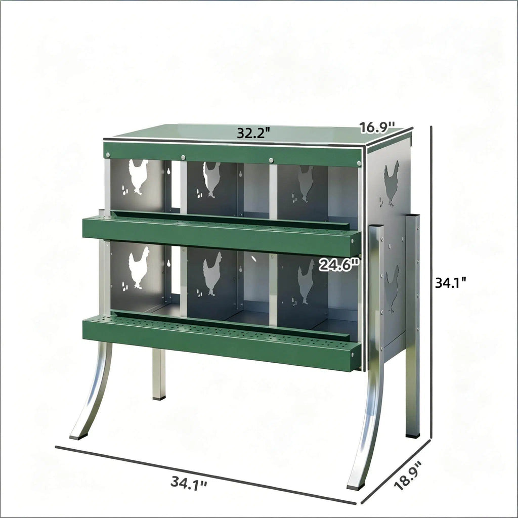 Outdoor Egg Laying Boxes, Metal Nesting Boxes