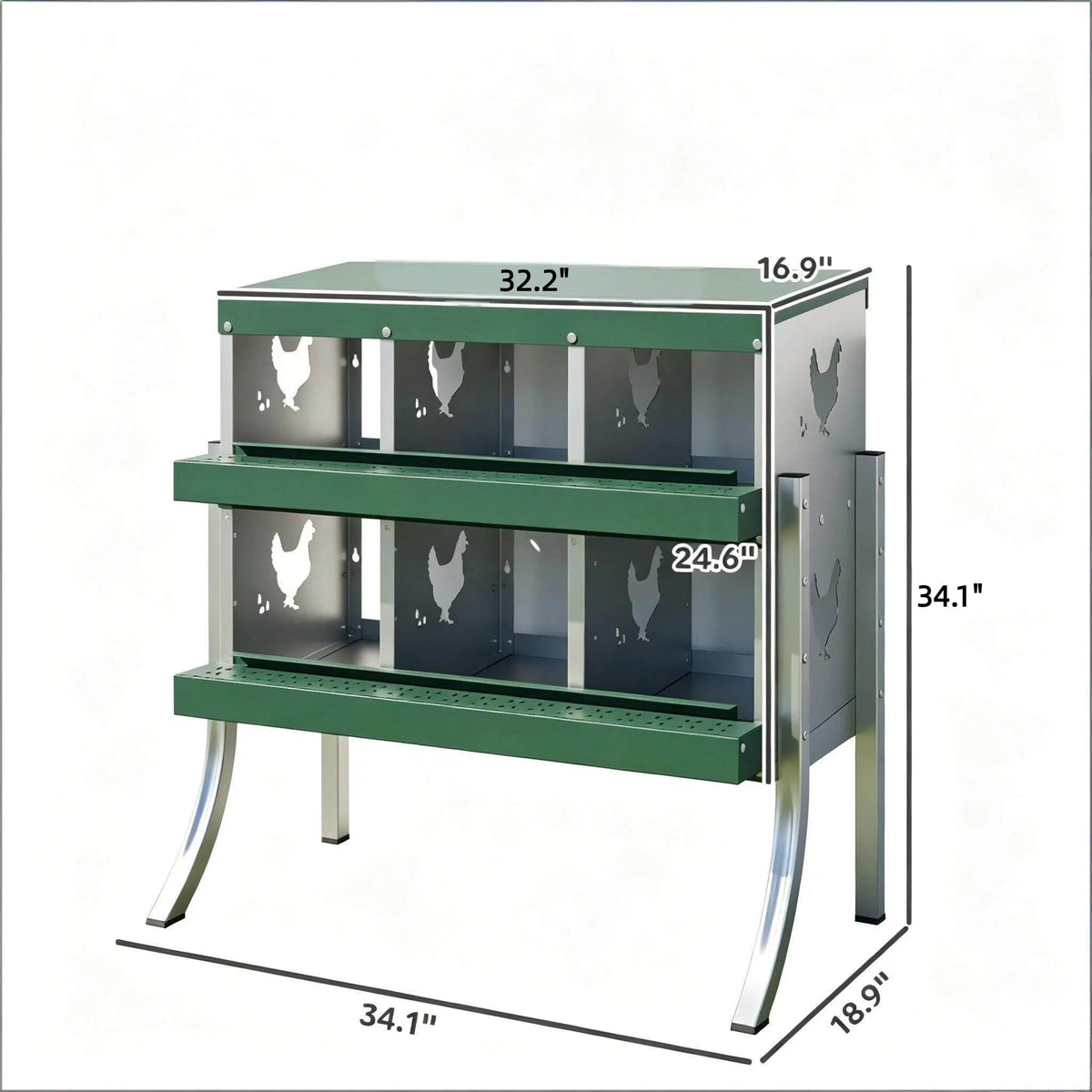 Outdoor Egg Laying Boxes, Metal Nesting Boxes