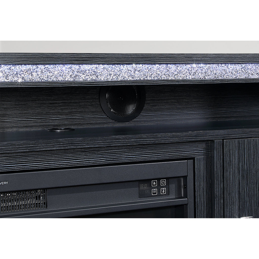 Almera Dark Indoor Fireplace