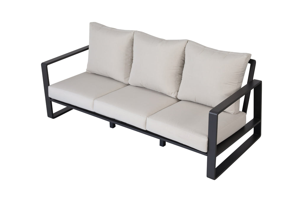 Three-Person Sofa + Rectangular Coffee Table