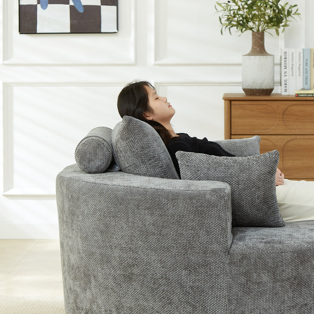 Chenille Sponge Single Sofa