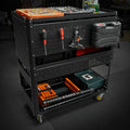 3-Tier DIY Detachable Utility Cart Storage Tool Cart