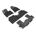3D MAXpider 24-25 Hyundai Santa Fe Hybrid Kagu Floor Mat - Black L1HY14601509