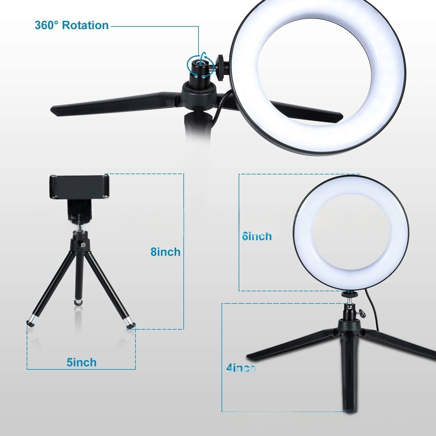 LED Ring Live-Streaming Beauty Light Fill Light With Stand