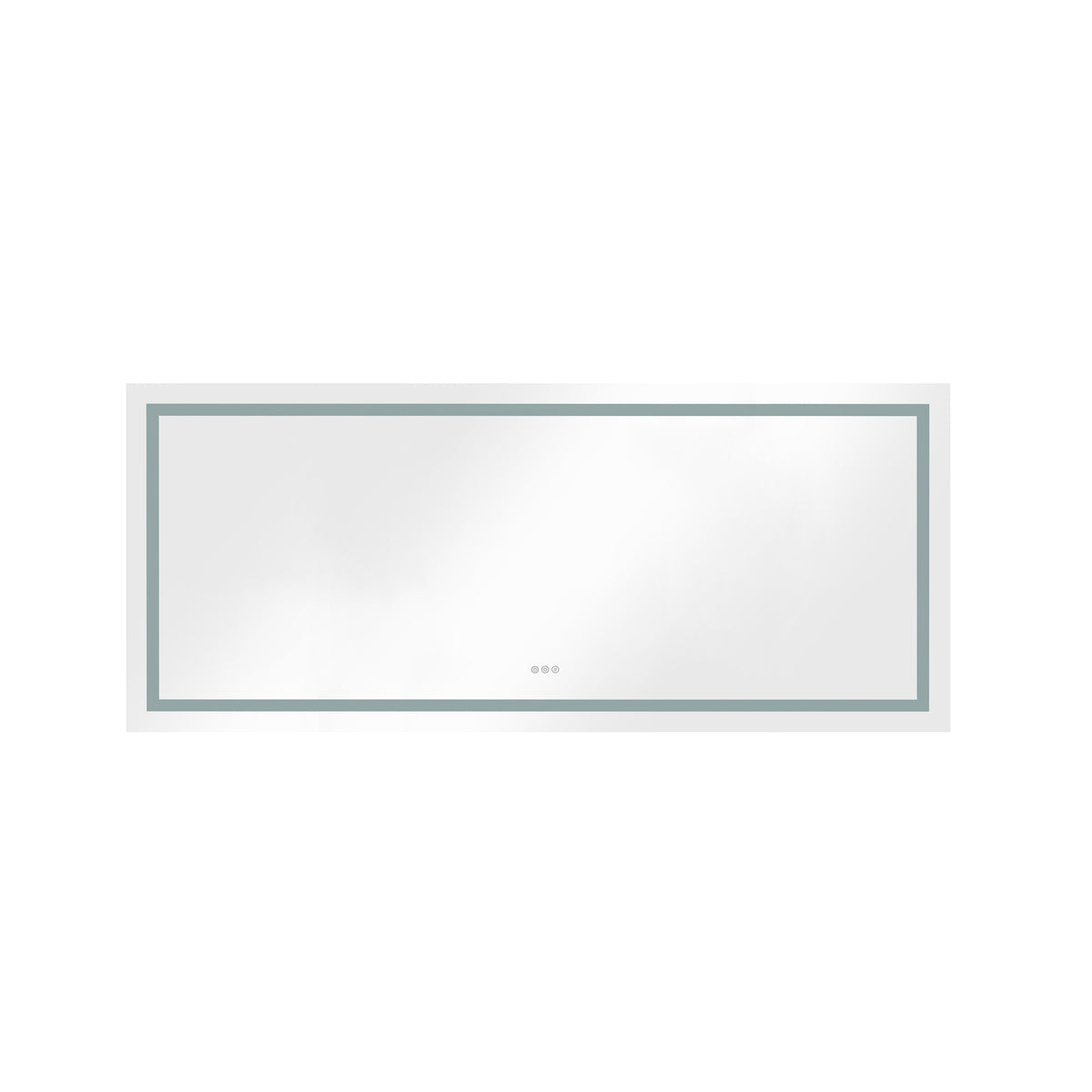 72" x 30" LED Bathroom Mirror with Front and Backlight