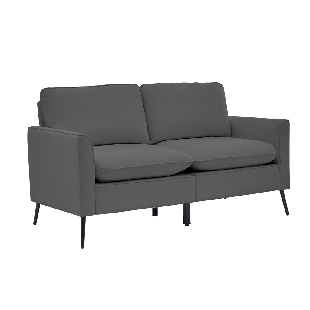 TS Cat Paw Leather Upholstered Loveseat