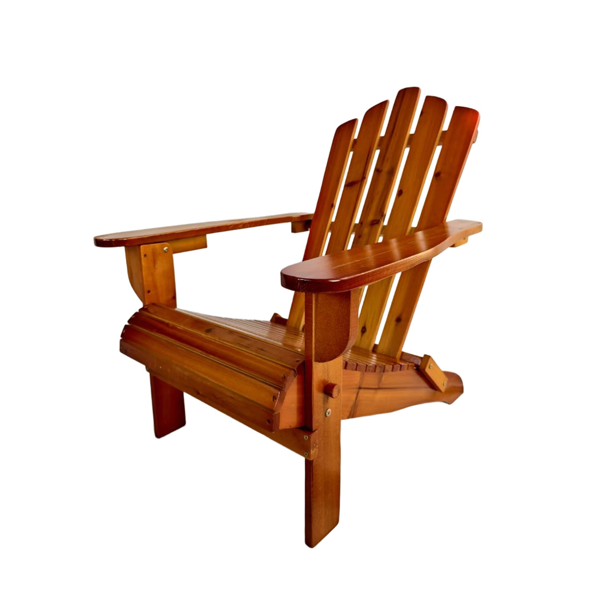 Outdoor or Indoor Wood Adirondack Chair - Foldable