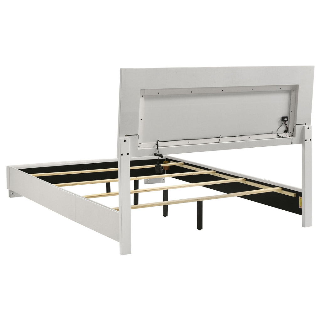 August Glossy Modern Bedroom Set