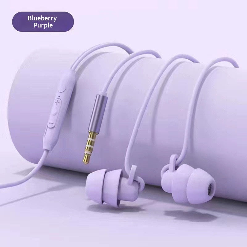 Wired In-ear Sleep Headphones For Noise Isolation, Suitable For Side Sleeping