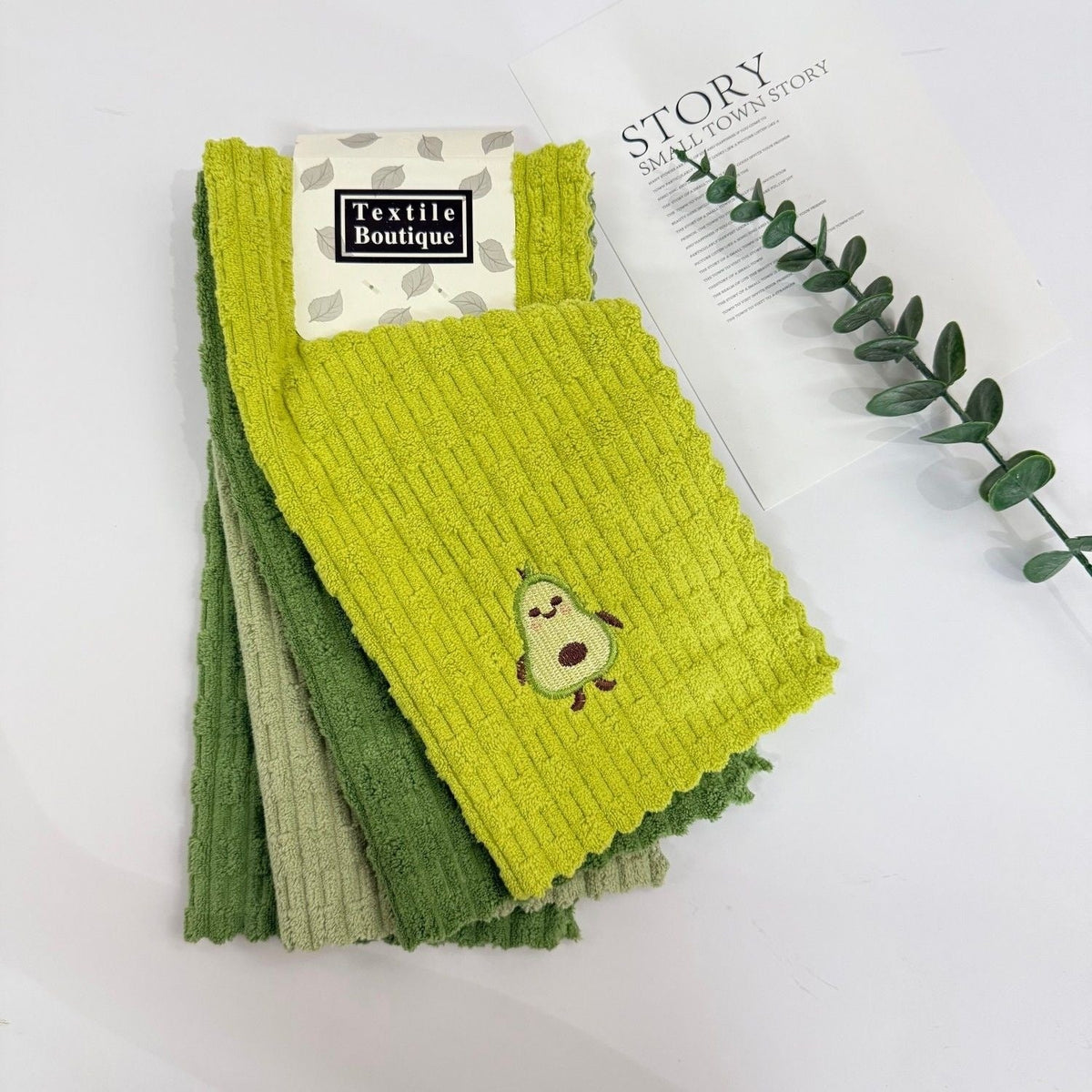 Avocado Kitchen Dishwashing Cleaning Cloth That Doesnt Shed Fibers