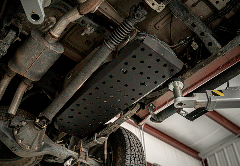 Cali Raised LED Cali Raised 05-23 Dcsb / Ac Toyota Tacoma Fuel Tank Skid Plate - Steel / Powder Coat CR3655