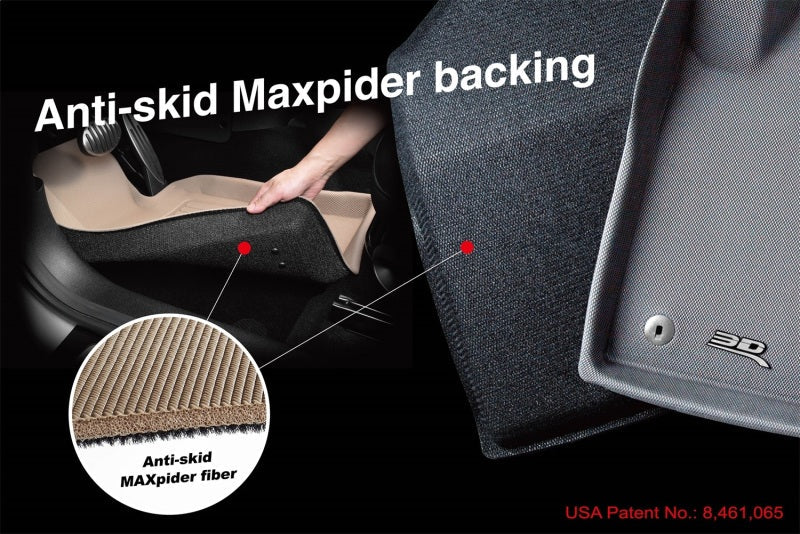3D MAXpider 19-24 BMW X5 (G05) 7-Passenger Maxtrac Black R1 R2 R3 A5BM10701809