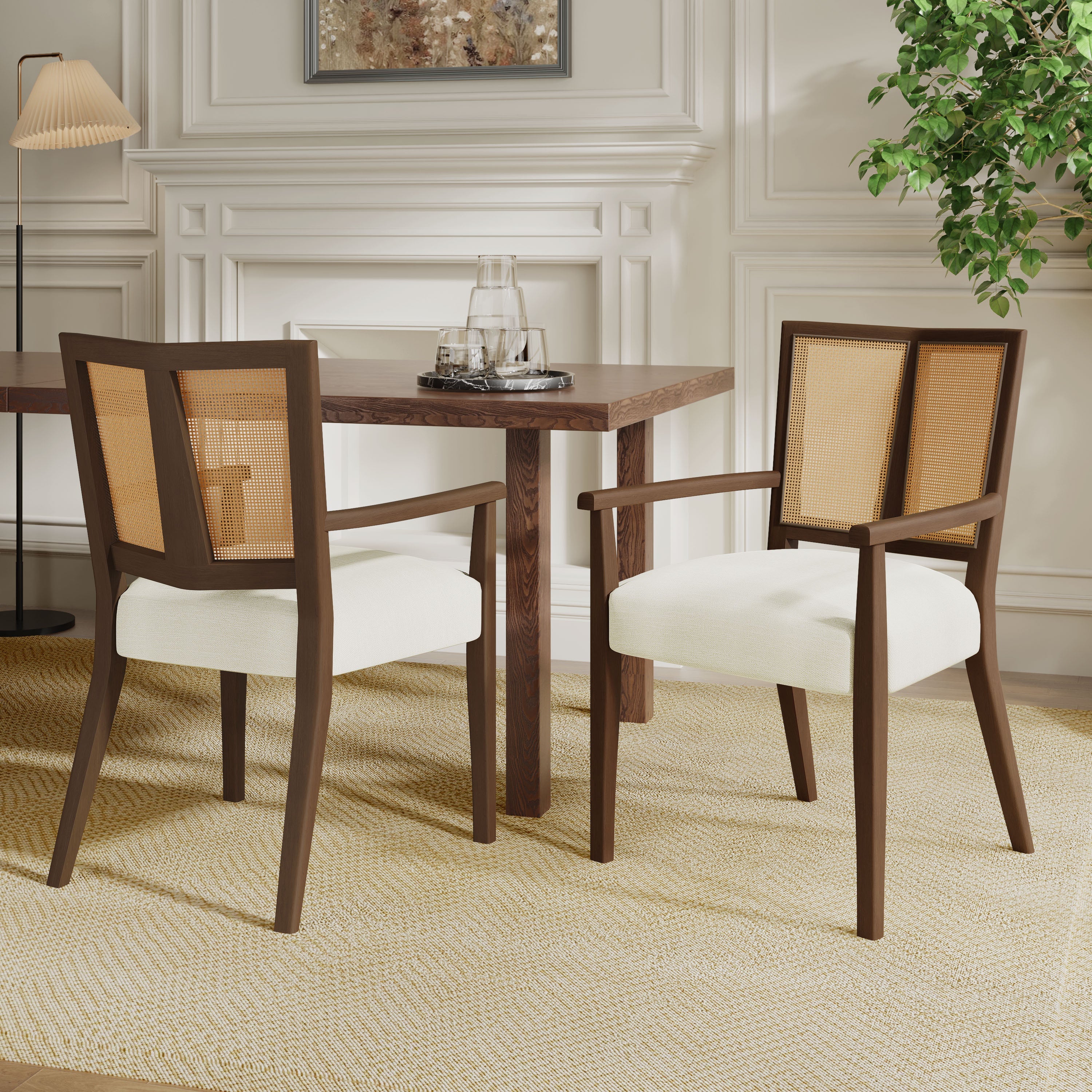 Arm Dining Chair Set of 2