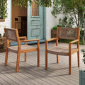 Braided Dining Chair - Set of 2