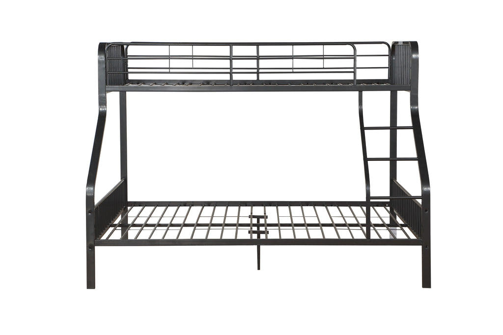 Caius Gunmetal Finish Twin XL/Queen Bunk Bed