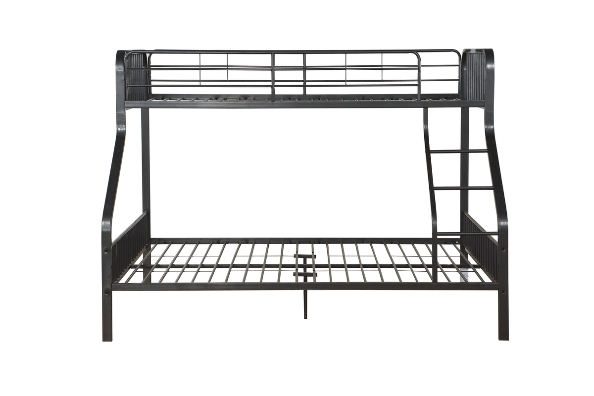 Caius Gunmetal Finish Twin XL/Queen Bunk Bed