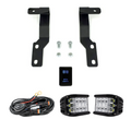 Cali Raised LED Cali Raised 05-15 Toyota Tacoma Low Prof Ditch Light Brackets Kit W/Cannon Pods No Switch CR2899