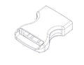 Access 1in Female End Side Squeeze Buckle 10164
