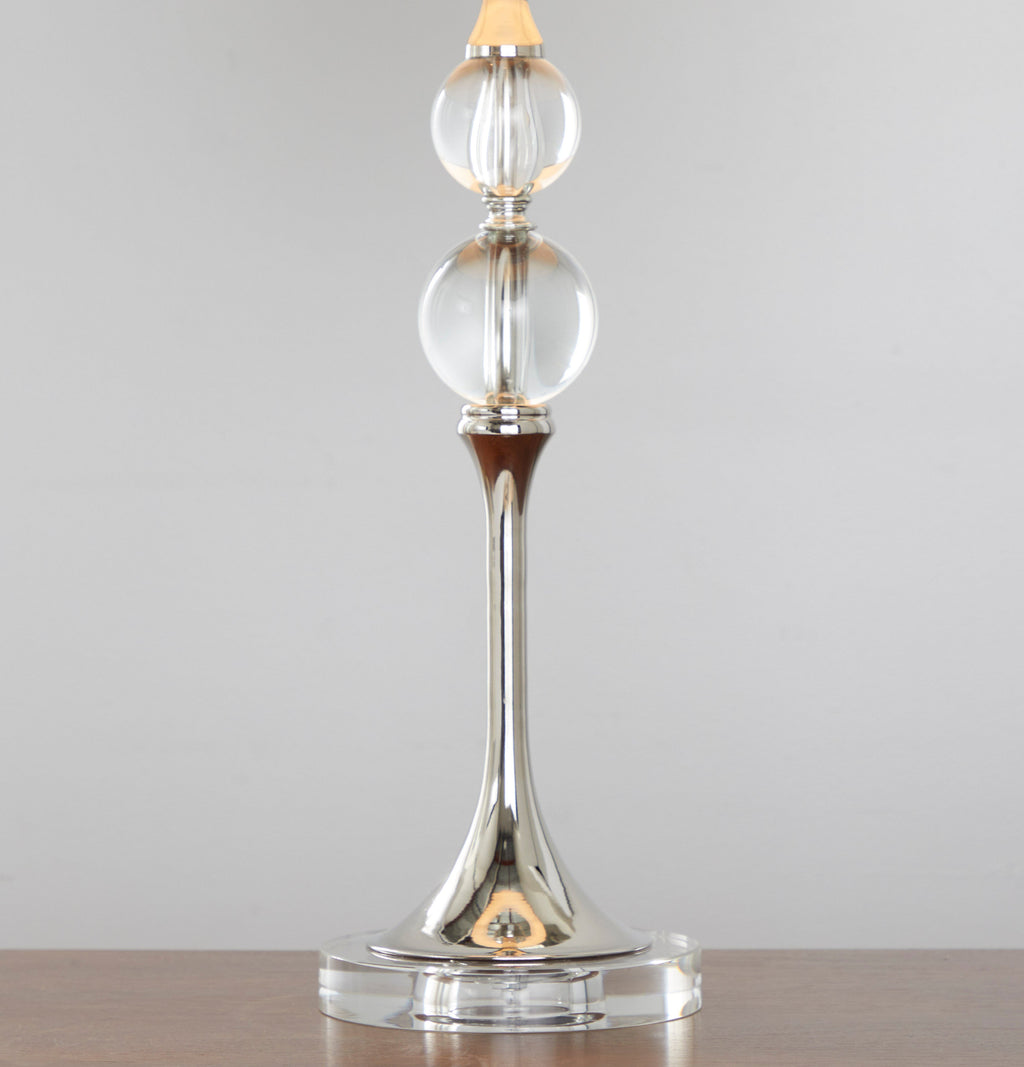 26" Contemporary Crystal Table Lamp