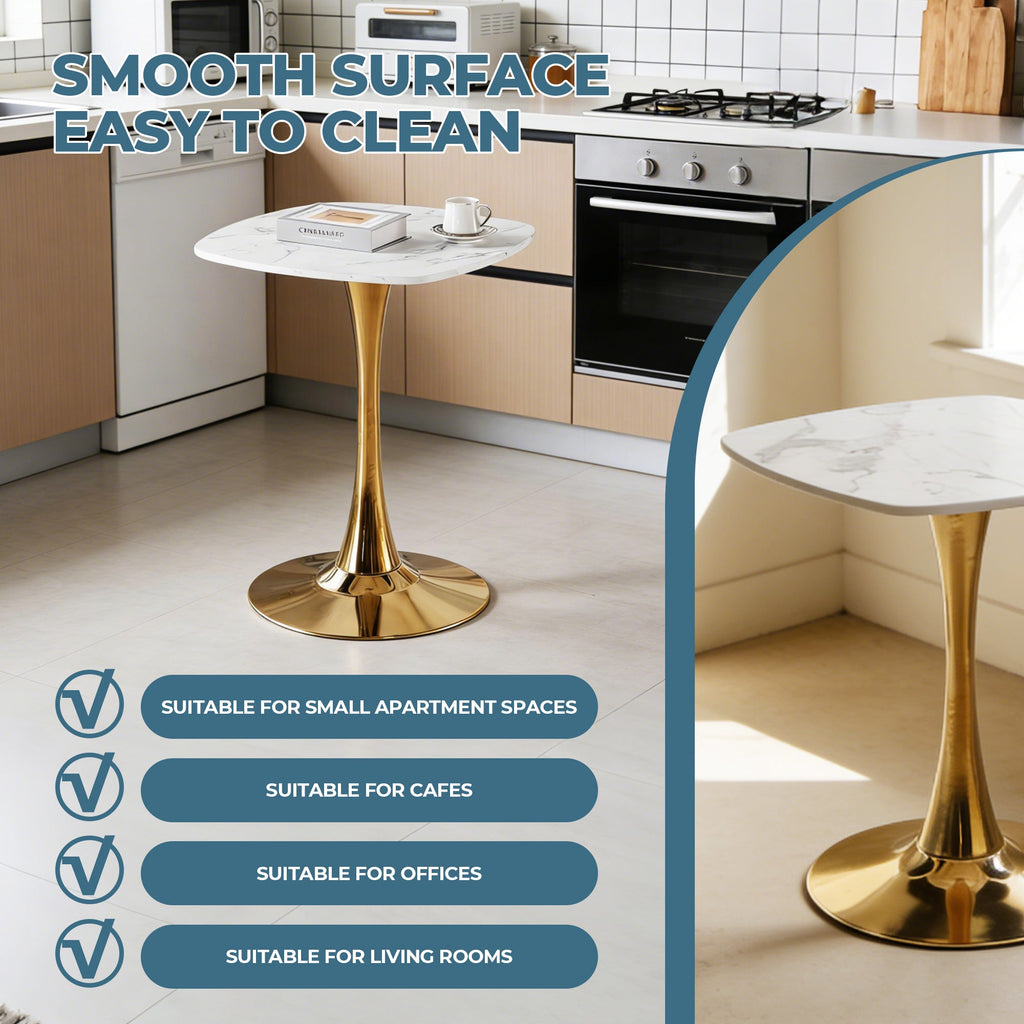 Square Tulip Dining Table for 2-4 Persons