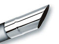 Borla Universal Polished TipSingle Round Angle-Cut (inlet 2 1/4in. Outlet 2 1/4in) *NO Returns* 20106