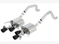 Borla 2015+ Chevy Corvette C7 Z06 6.2L Axle Back ATAK Exhaust Black Quad Tips w/o AFM w/ NPP 11903CB