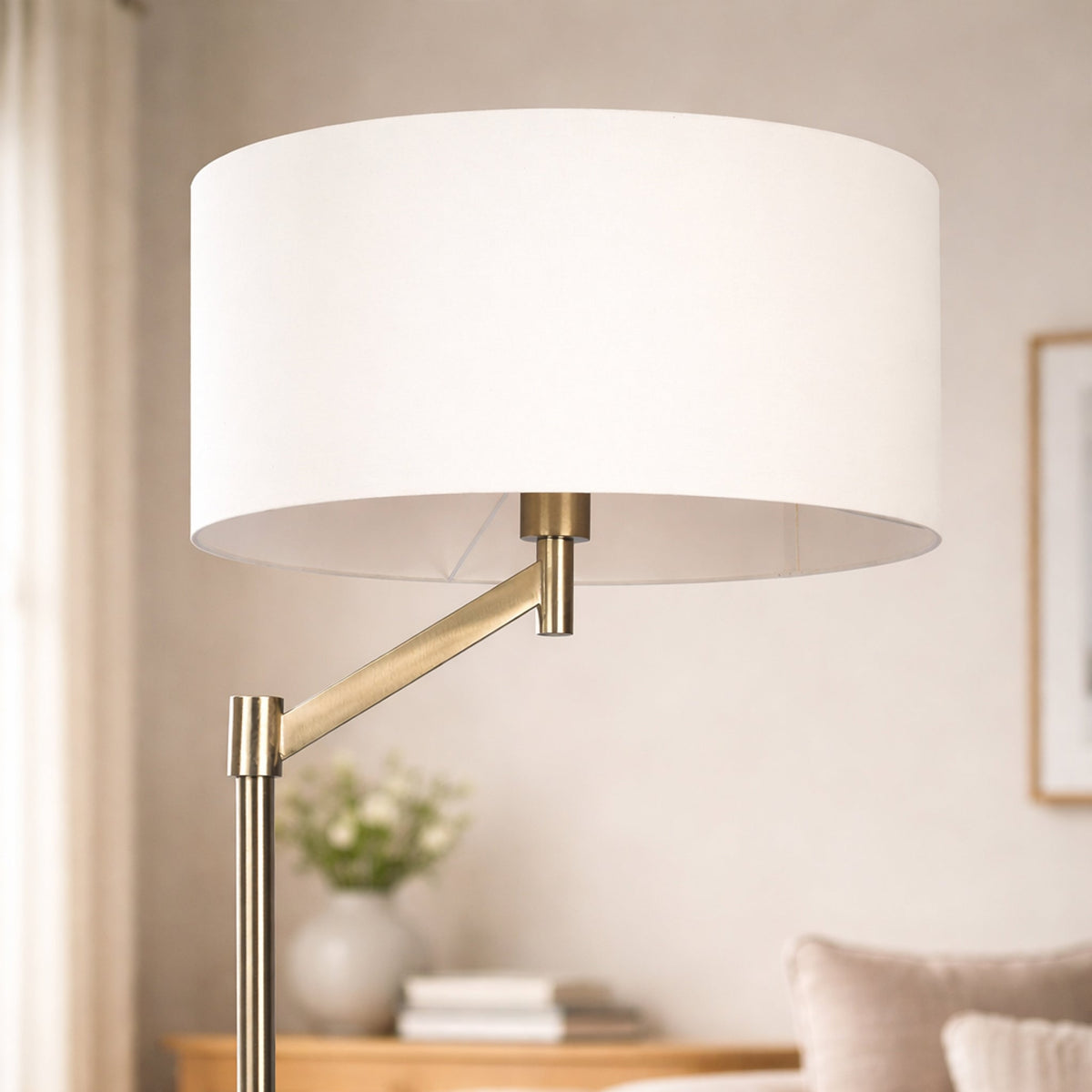 Horizon Brushed Nickel Table Lamp