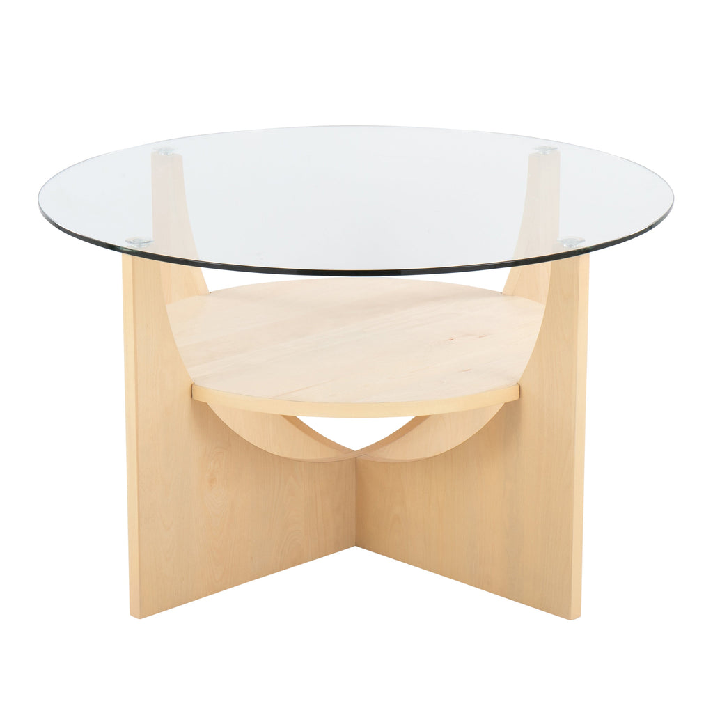 U-Shaped Contemporary Coffee Table