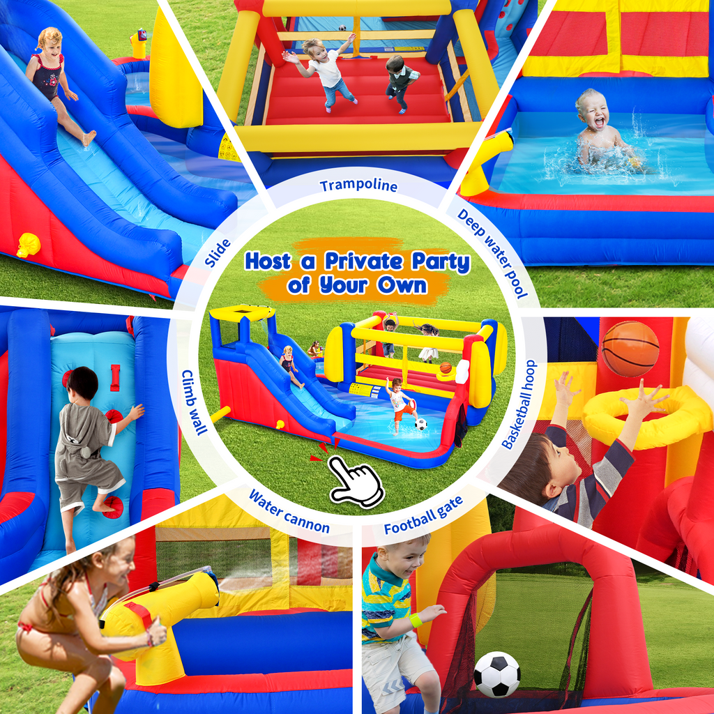 7 in 1 Inflatable Slide Water Park