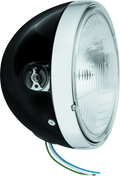 BikeMaster 7in Headlight Side Mount - Black 152455