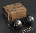 AlphaRex 02-08 Dodge Ram 1500/03-09 Ram 2500/3500 DoubleTap Dual Color LED Proj Fog Lights - Wt/Ambr 210005 *Discontinued