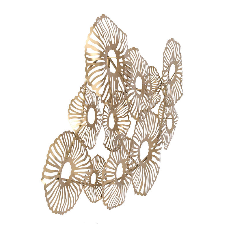 24-Inch Gold Coral-Inspired Wall Décor