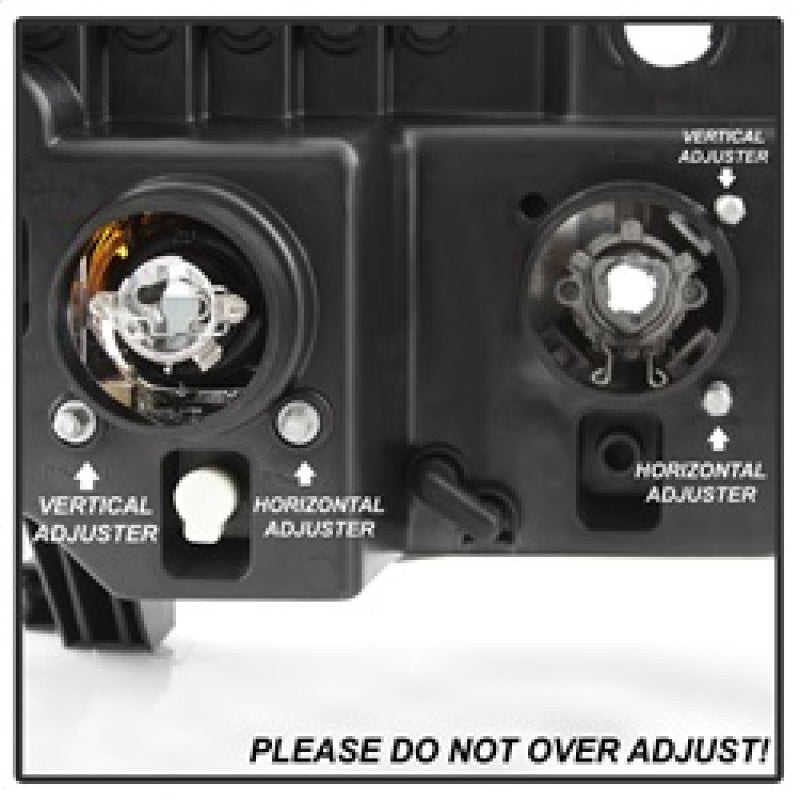 Spyder 07-13 Toyota Tundra V2 Light Bar DRL Projector Headlights - Chrome (PRO-YD-TTU07V2-LB-C) 5084651