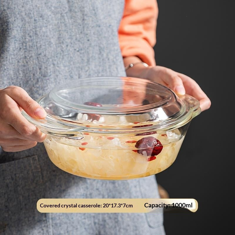 Household High-borosilicate Glass BowlCrystal Glass Instant Noodle Bowl